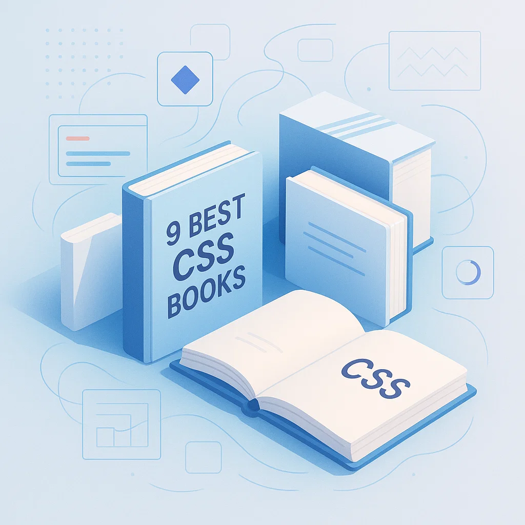 9 best css books for beginers- blog feature image